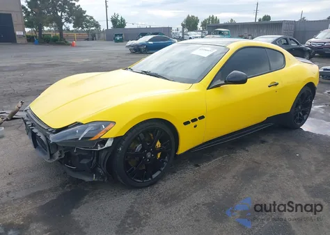 2015 Maserati Granturismo Mc/Mc Centennial/Sport from USA, damaged, VIN ZAM45VLA7F0136523